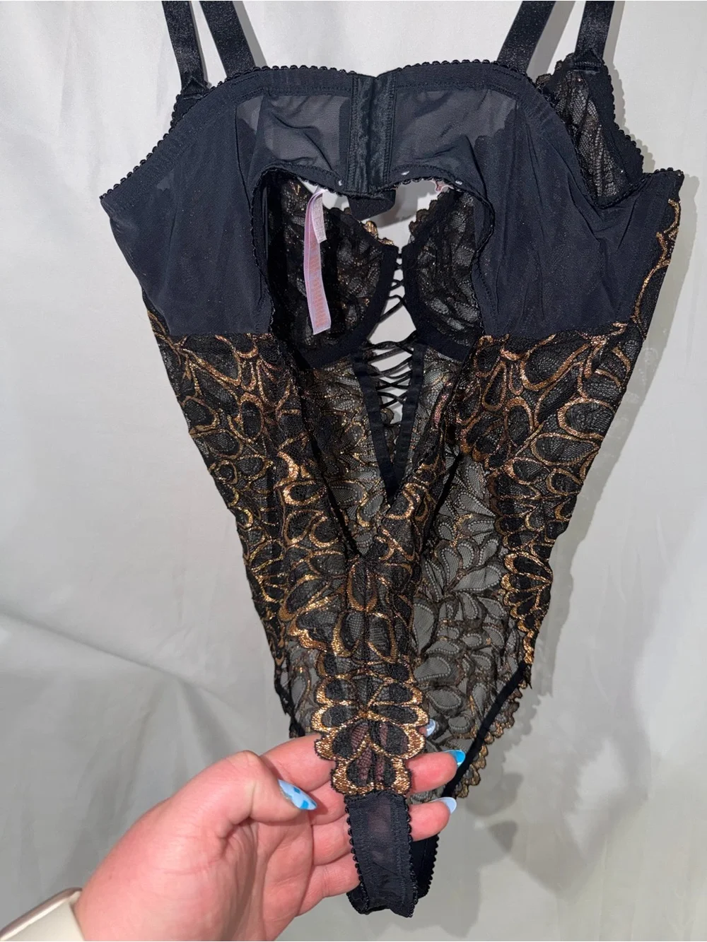 Fenty SAVAGE NOT SORRY LACE UNDERWIRE TEDDY Lingerie Bodysuit Mesh Wired 3XL